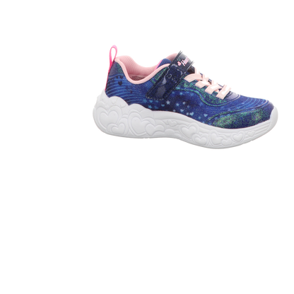 Skechers Damen Slipper Eternal Heart Lights in blau