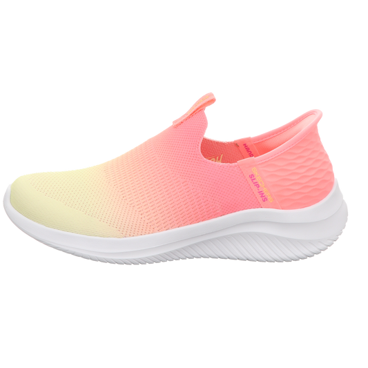 Skechers Damen Slipper Slip-Ins Ultra Flex 3.0 in pink