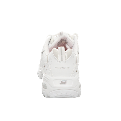 Skechers Damen Schnürschuh D'lites Glamour Feels in weiss