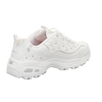 Skechers Damen Schnürschuh D'lites Glamour Feels in weiss