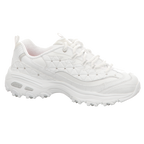Skechers Damen Schnürschuh D'lites Glamour Feels in weiss