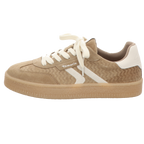 Tamaris Damen Schnürschuh M2372344 in taupe