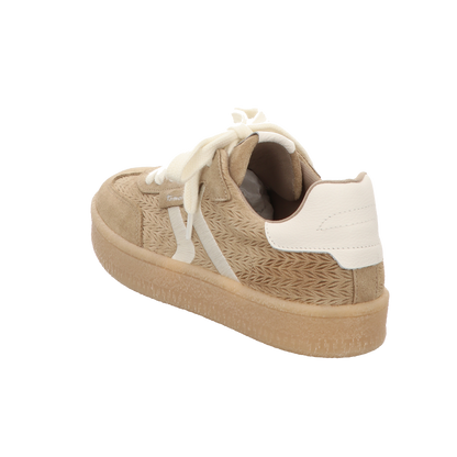 Tamaris Damen Schnürschuh M2372344 in taupe