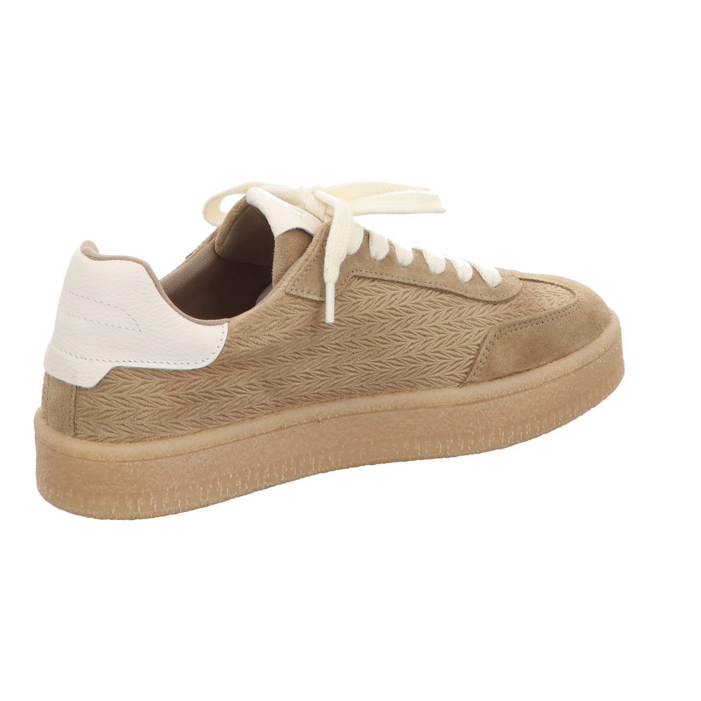 Tamaris Damen Schnürschuh M2372344 in taupe