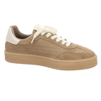 Tamaris Damen Schnürschuh M2372344 in taupe