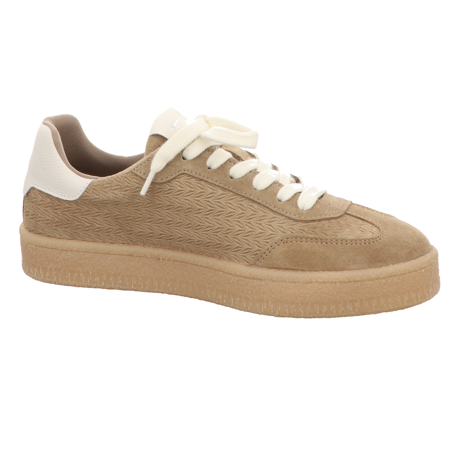 Tamaris Damen Schnürschuh M2372344 in taupe