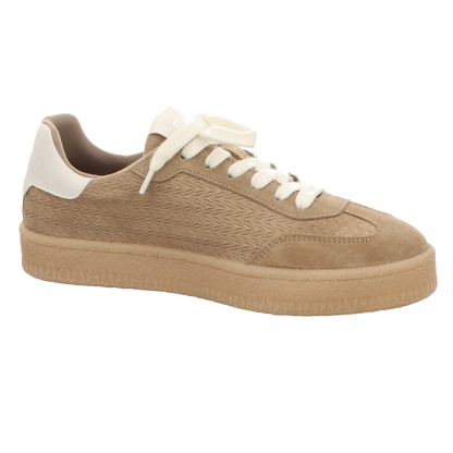 Tamaris Damen Schnürschuh M2372344 in taupe