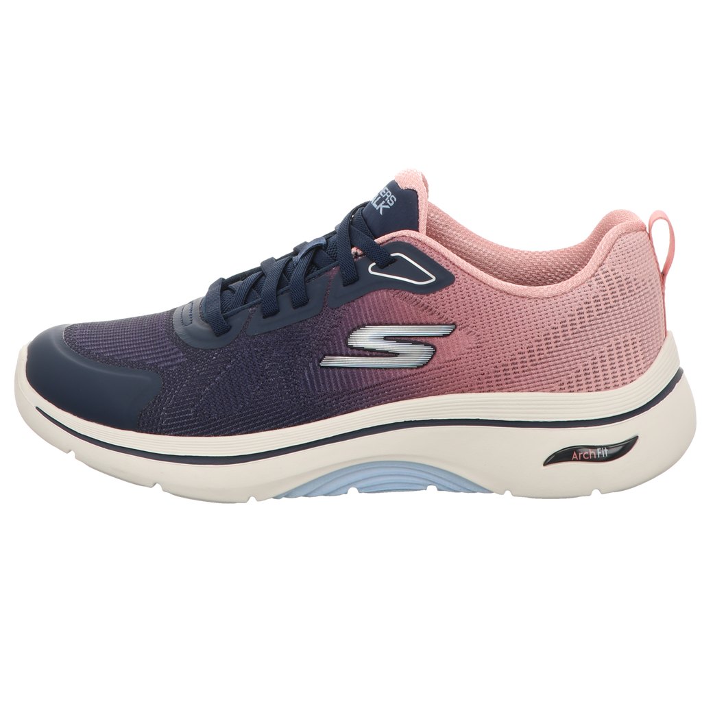 Skechers Damen Schnürschuh Go Walk Arch Fit 2:0 in blau