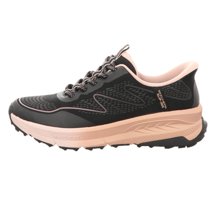 Skechers Damen Slipper Slip Ins Switch Back Mist in schwarz