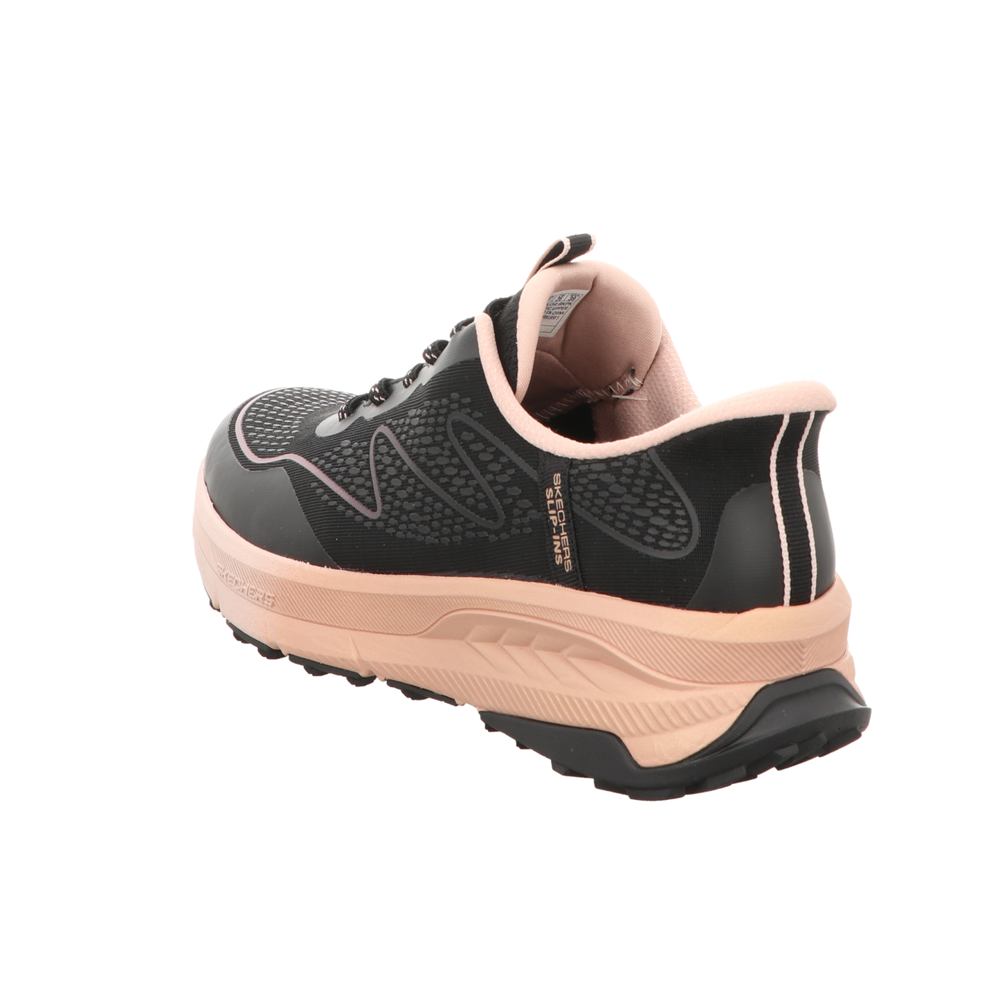 Skechers Damen Slipper Slip Ins Switch Back Mist in schwarz