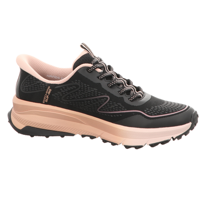 Skechers Damen Slipper Slip Ins Switch Back Mist in schwarz