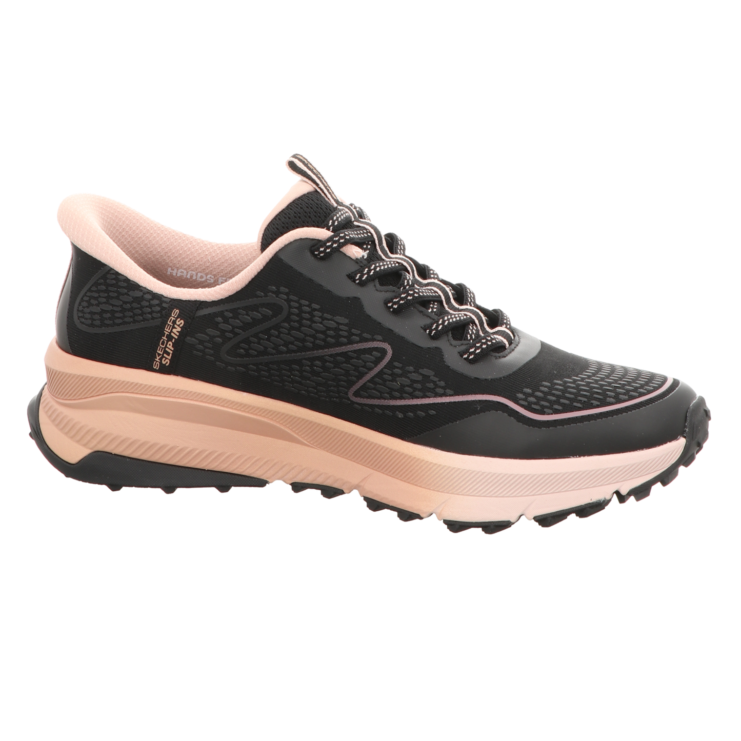 Skechers Damen Slipper Slip Ins Switch Back Mist in schwarz