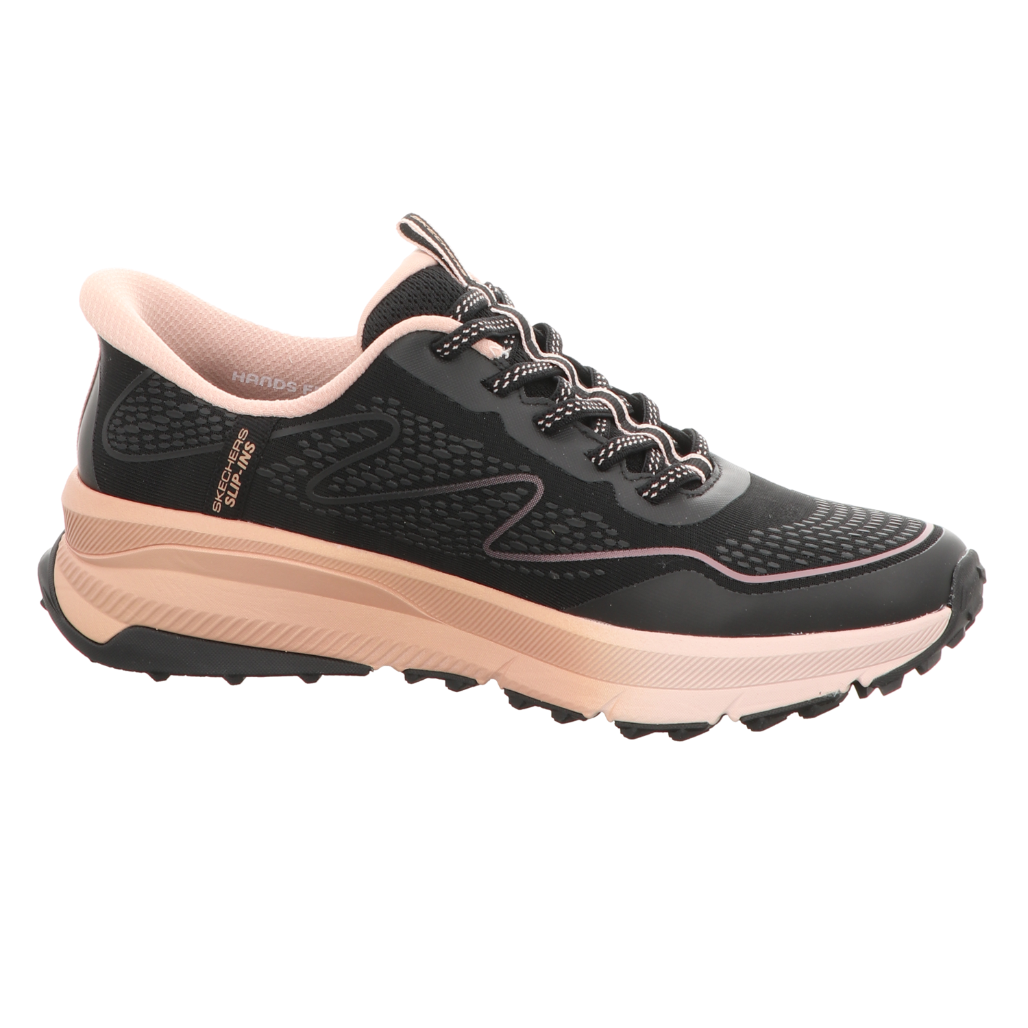 Skechers Damen Slipper Slip Ins Switch Back Mist in schwarz