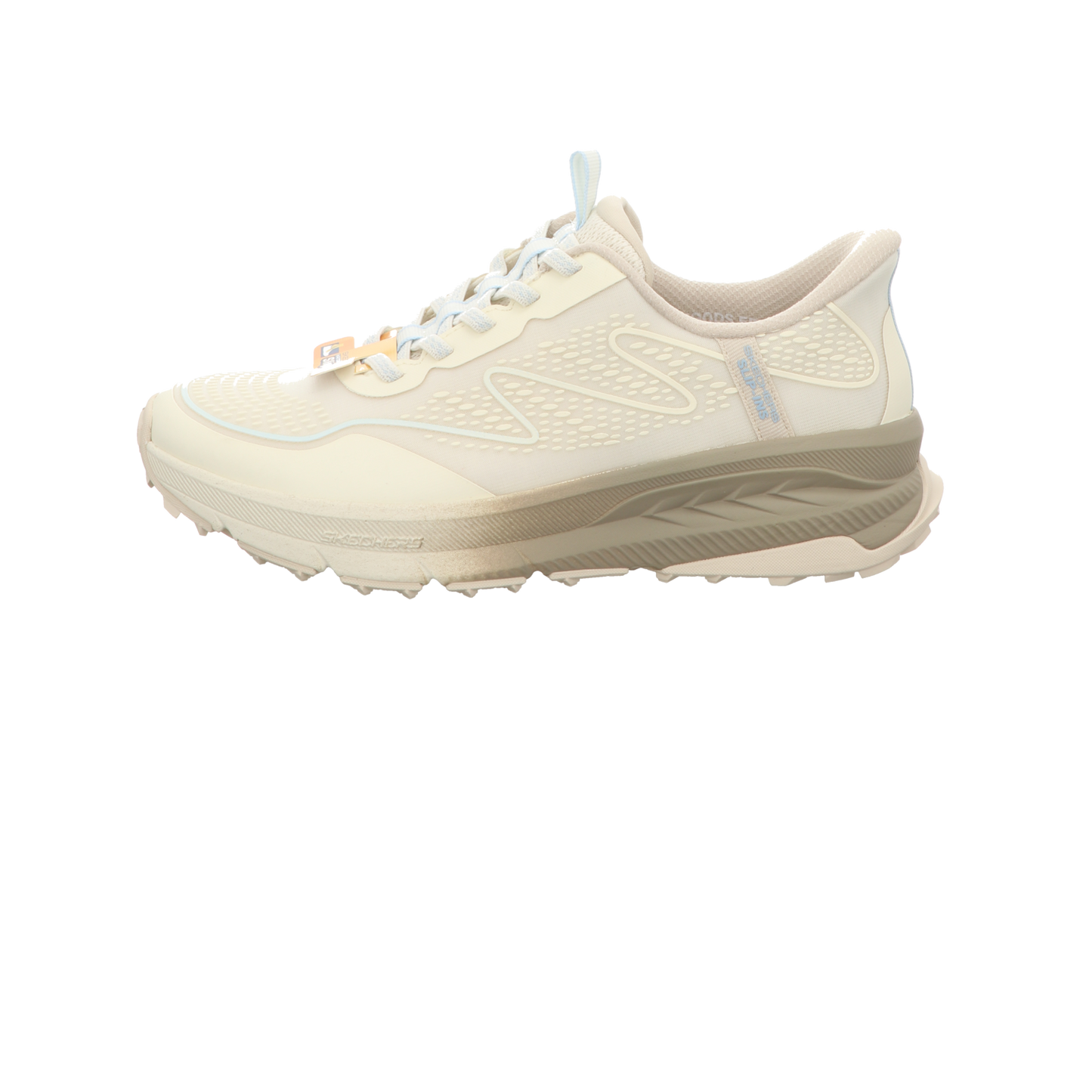 Skechers Damen Slipper Slip Ins Switch Back Mist in beige