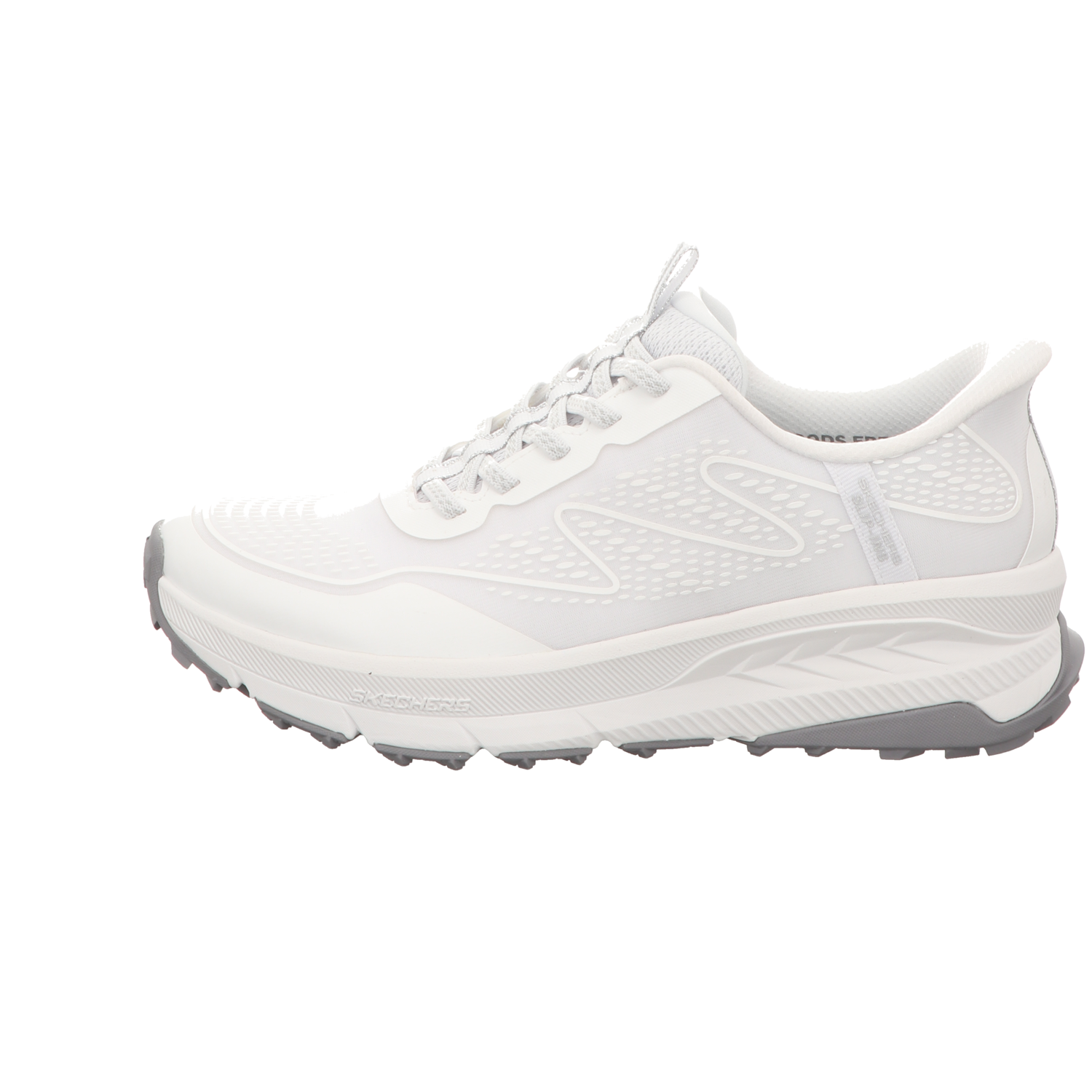Skechers Damen Slipper Slip Ins Switch Back Mist in weiss