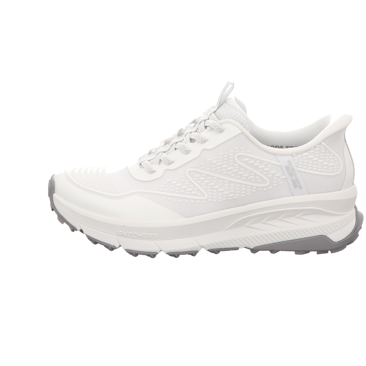 Skechers Damen Slipper Slip Ins Switch Back Mist in weiss