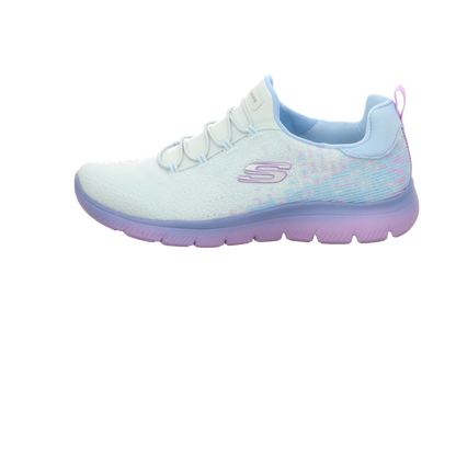 Skechers Damen Slipper Summits in blau