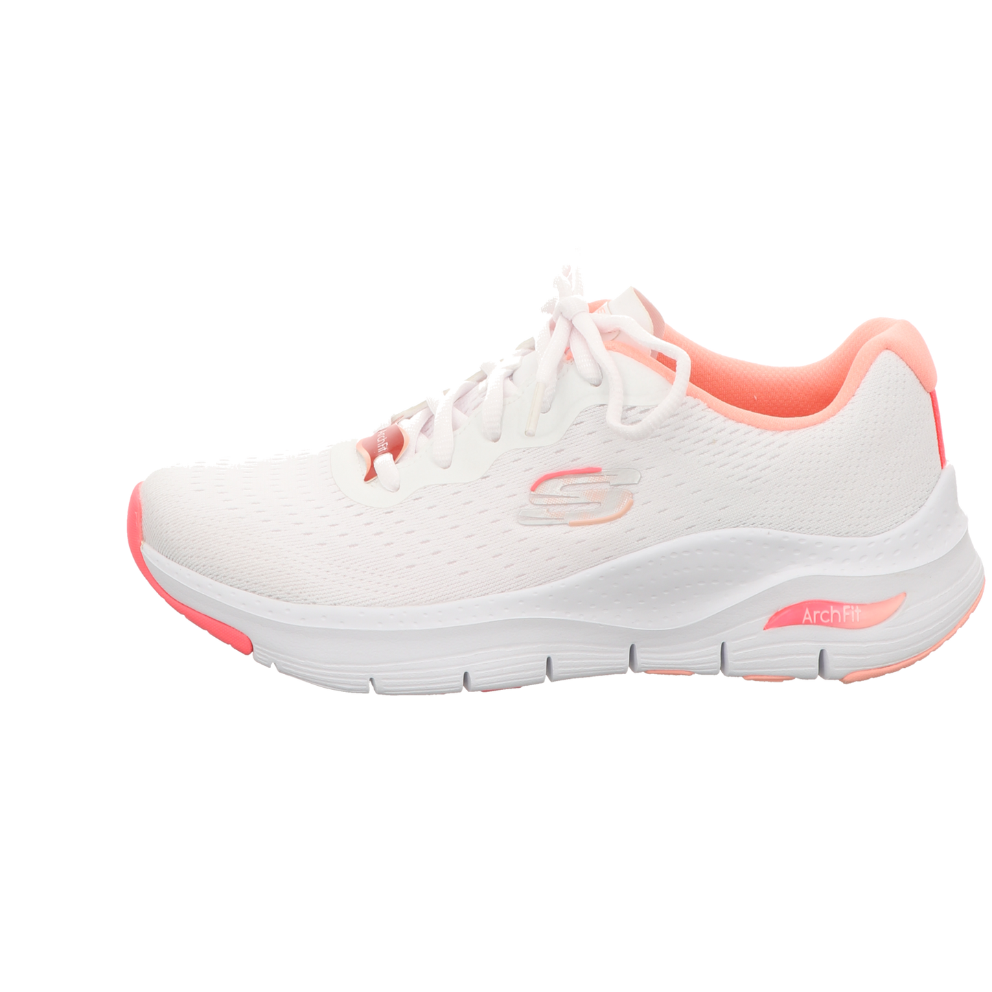 Skechers Damen Schnürschuh Arch Fit in weiss