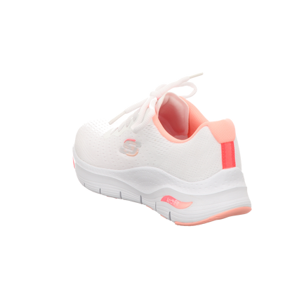 Skechers Damen Schnürschuh Arch Fit in weiss