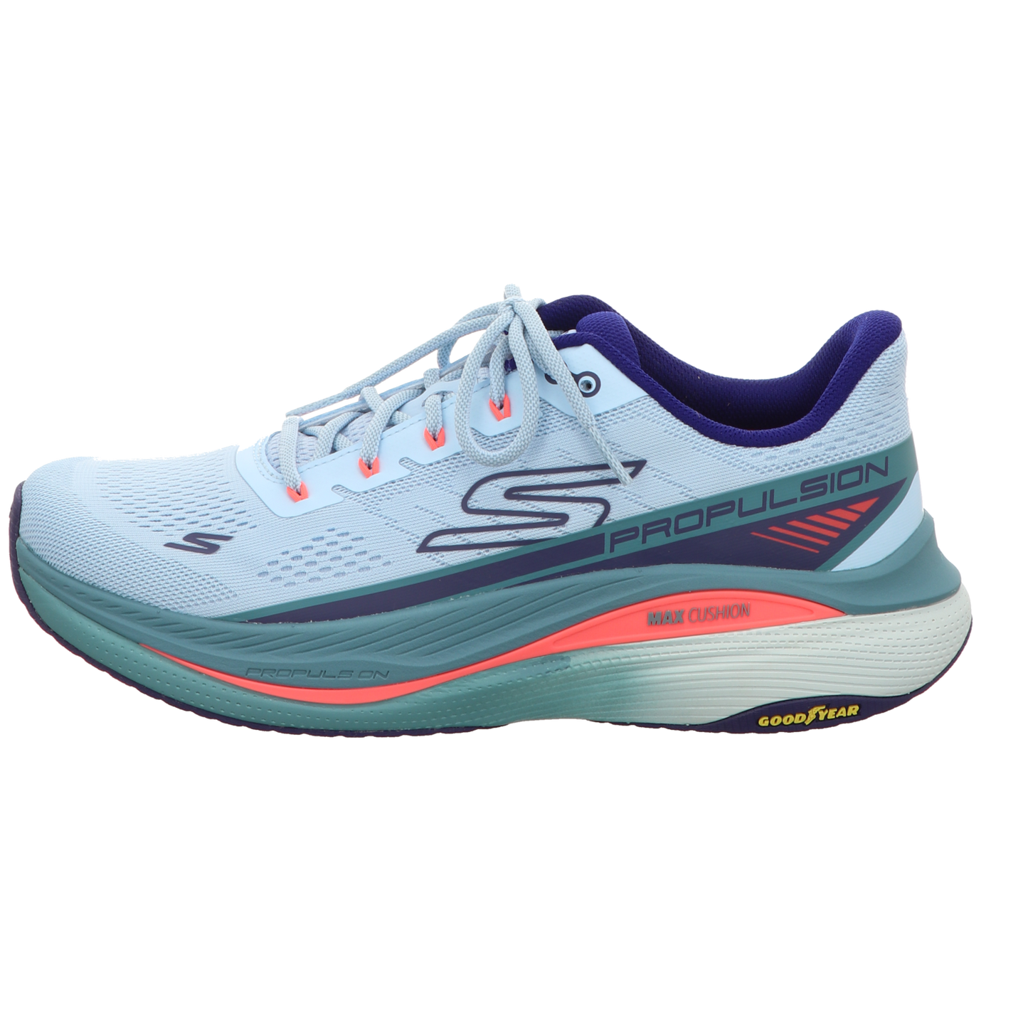Skechers Damen Schnürschuh Max Cushioning Propulsion in blau