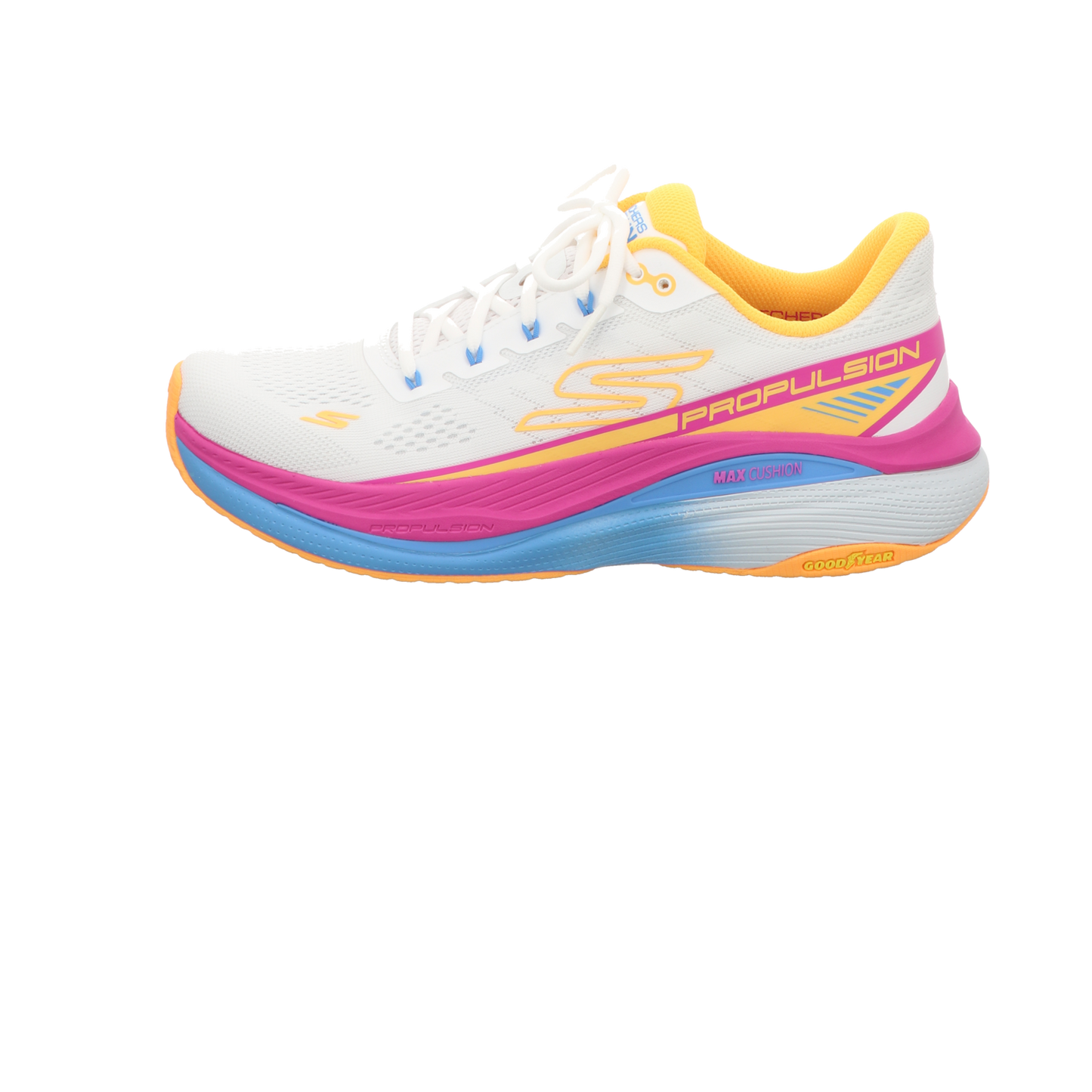 Skechers Damen Schnürschuh Max Cushioning Propulsion in weiss