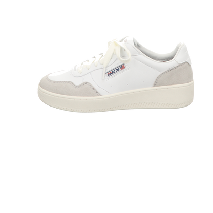 Skechers Damen Schnürschuh Court 2.0 On The Block in weiss