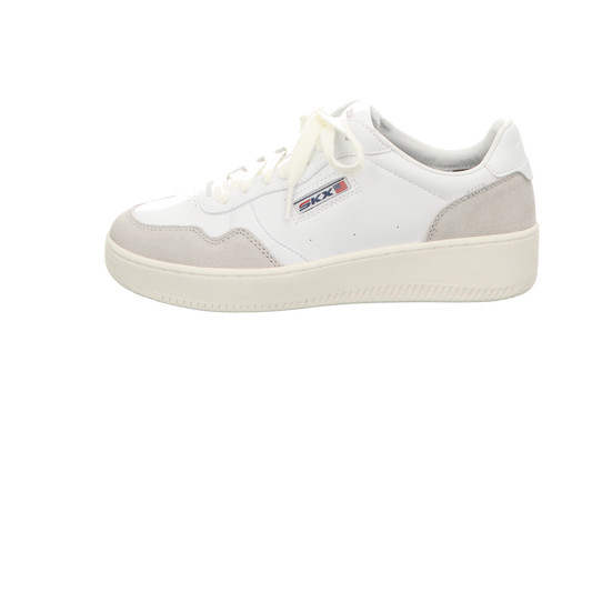 Skechers Damen Schnürschuh Court 2.0 On The Block in weiss