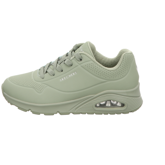 Skechers Damen Schnürschuh Uno Stand On Air in gruen