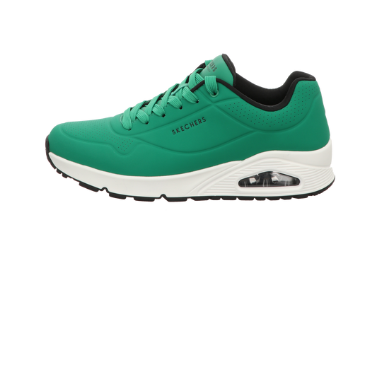 Skechers Herren Schnürschuh Uno Stand On Air in gruen
