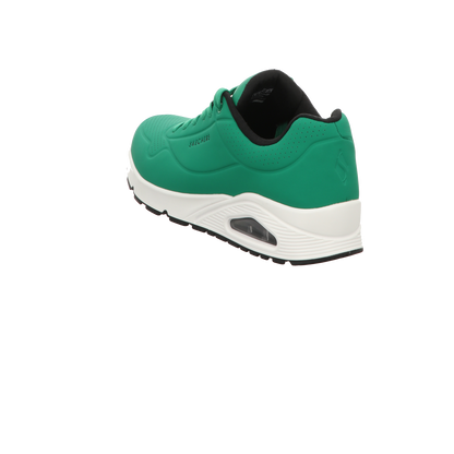 Skechers Herren Schnürschuh Uno Stand On Air in gruen