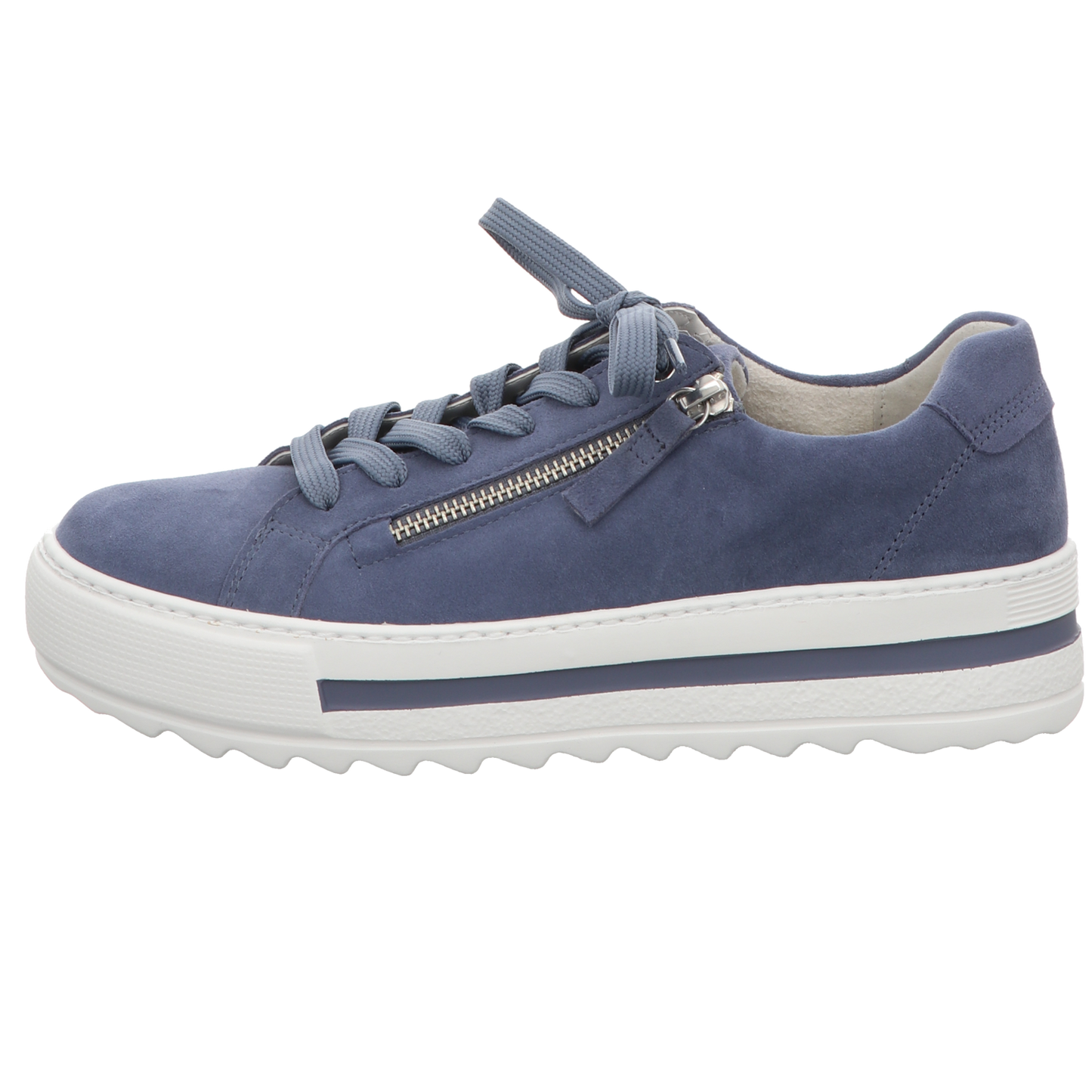 Gabor Damen Schnürschuh Florenz in hellblau