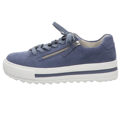 Gabor Damen Schnürschuh Florenz in hellblau