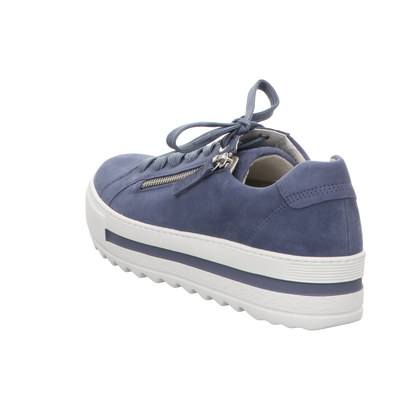 Gabor Damen Schnürschuh Florenz in hellblau