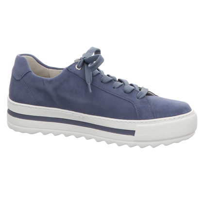 Gabor Damen Schnürschuh Florenz in hellblau