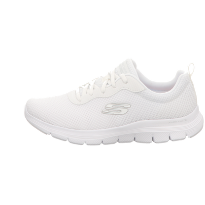 Skechers Damen Schnürschuh Flex Appeal 4.0 Brilliant View in weiss