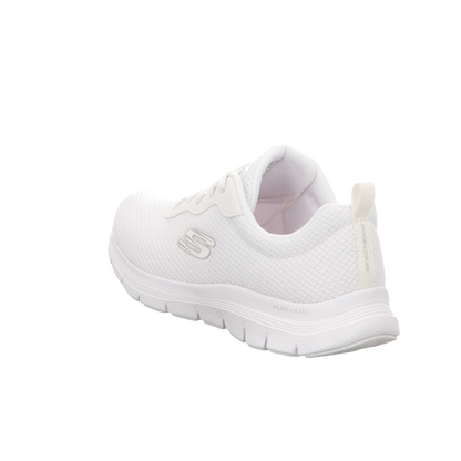 Skechers Damen Schnürschuh Flex Appeal 4.0 Brilliant View in weiss