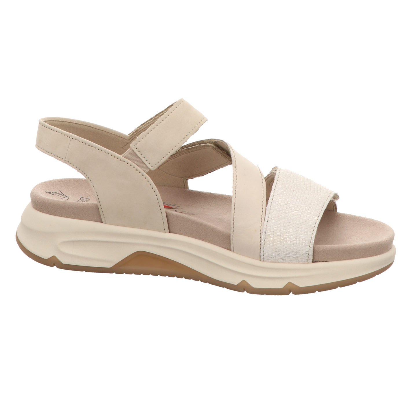 Gabor Damen Sandale bequem  in weiss