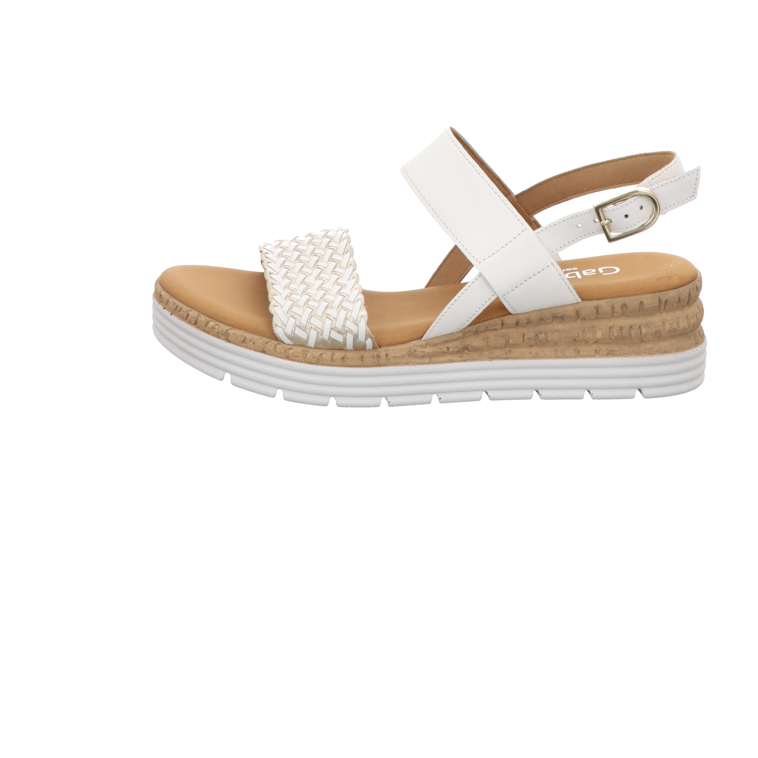 Gabor Damen Sandalette Genua in weiss
