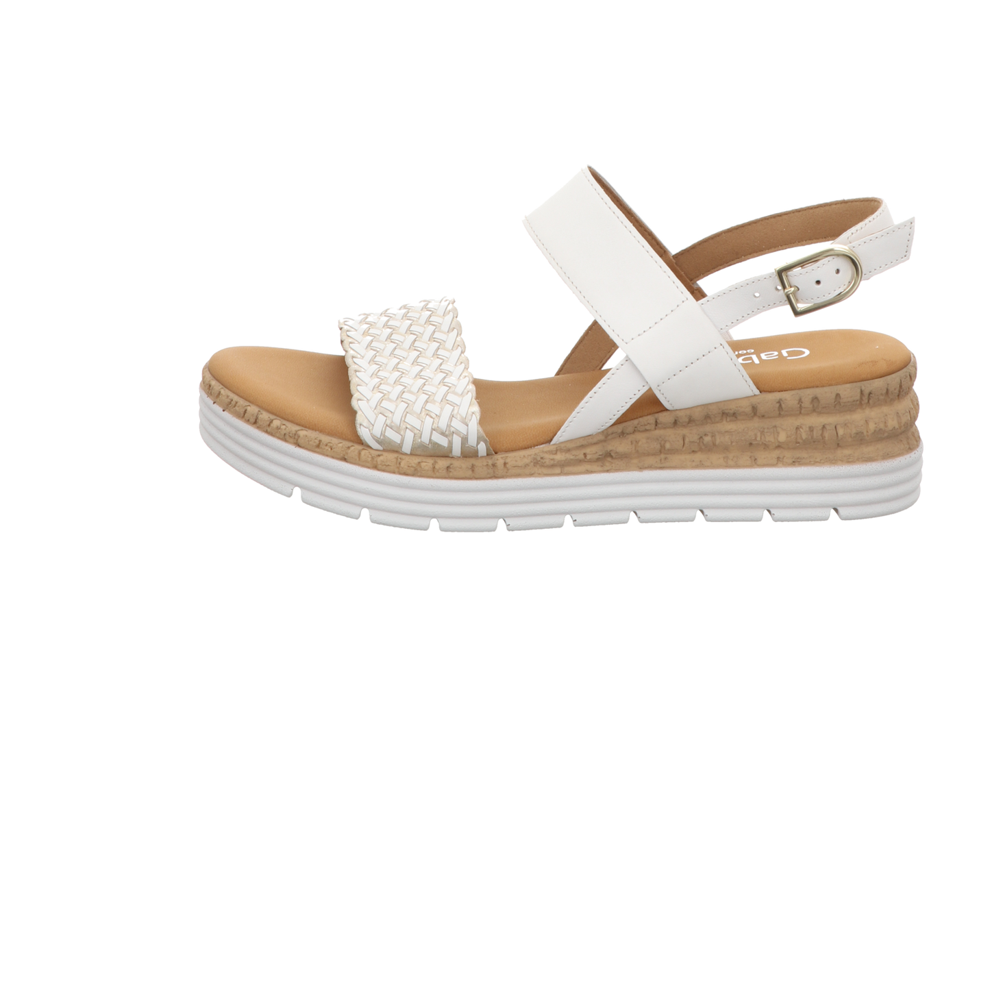 Gabor Damen Sandalette Genua in weiss
