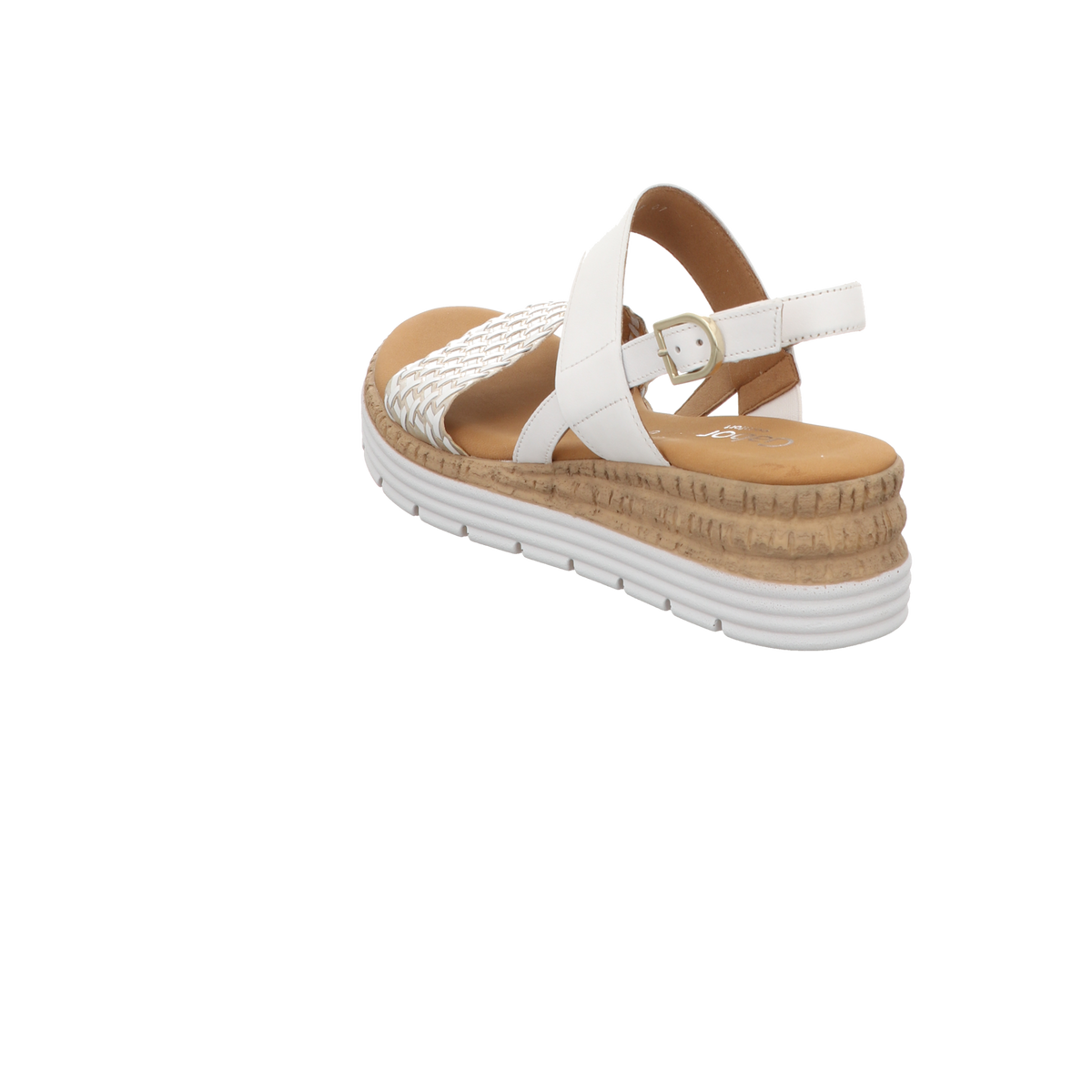 Gabor Damen Sandalette Genua in weiss