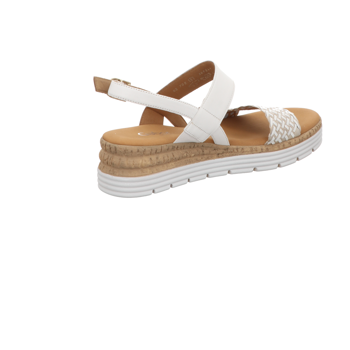 Gabor Damen Sandalette Genua in weiss