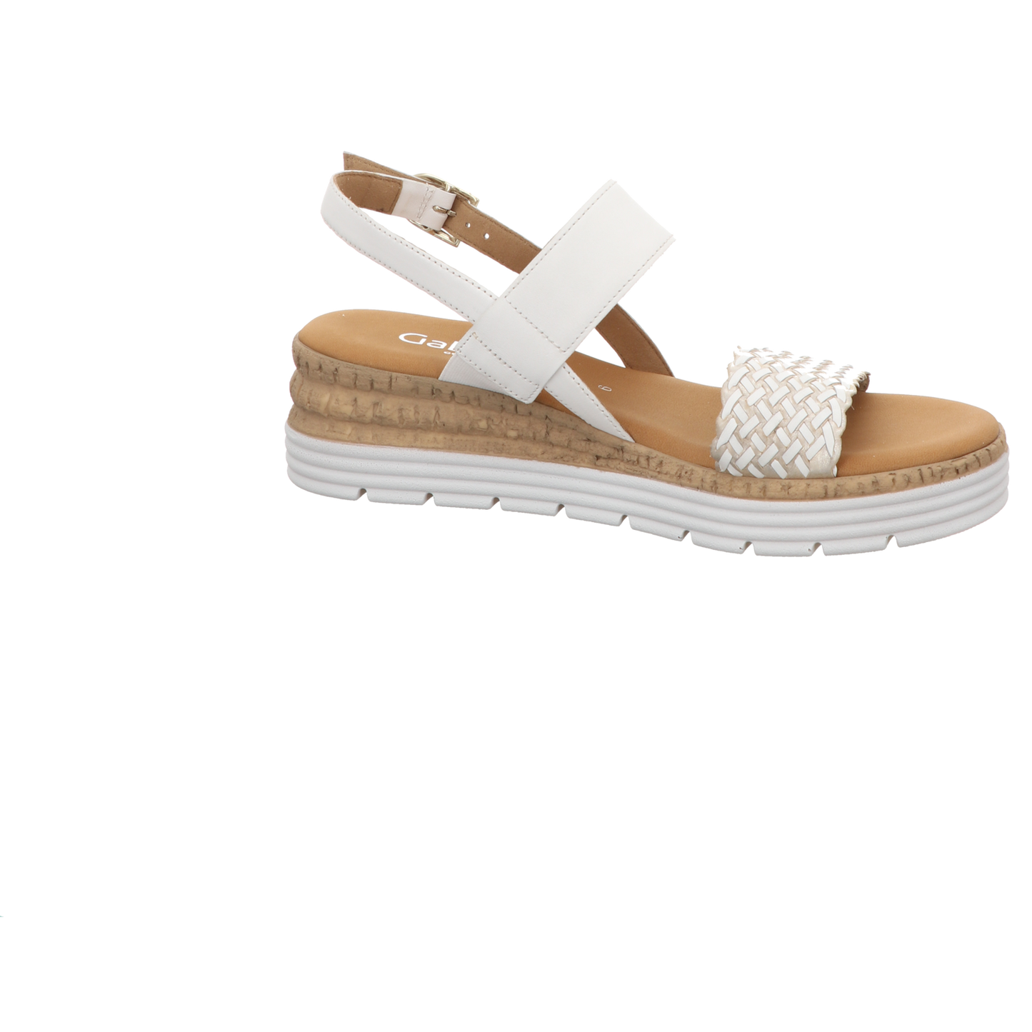 Gabor Damen Sandalette Genua in weiss
