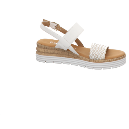 Gabor Damen Sandalette Genua in weiss