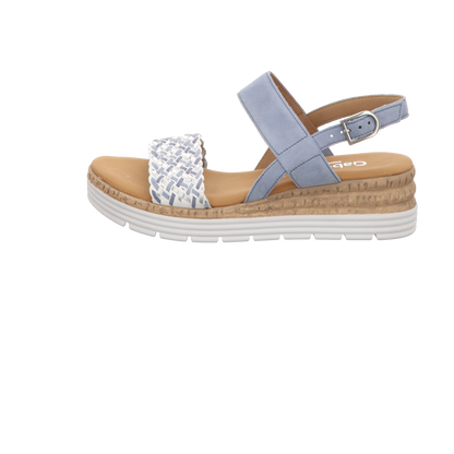 Gabor Damen Sandalette Florenz in blau
