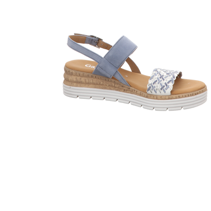 Gabor Damen Sandalette Florenz in blau