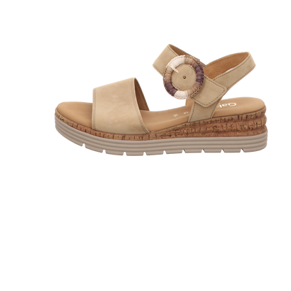 Gabor Damen Sandalette Genua in sand