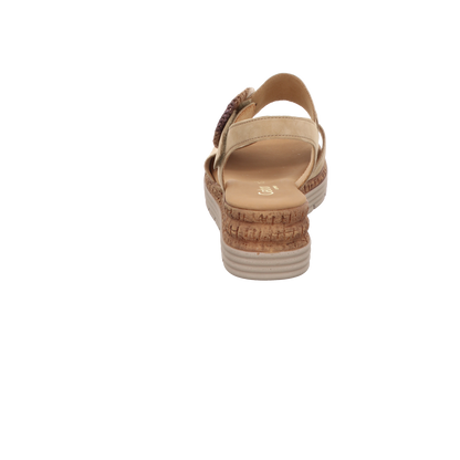 Gabor Damen Sandalette Genua in sand