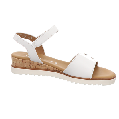 Gabor Damen Sandalette Genua in weiss