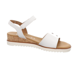 Gabor Damen Sandalette Genua in weiss