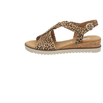 Gabor Damen Sandalette Genua in beige